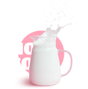 A pitcher of milk